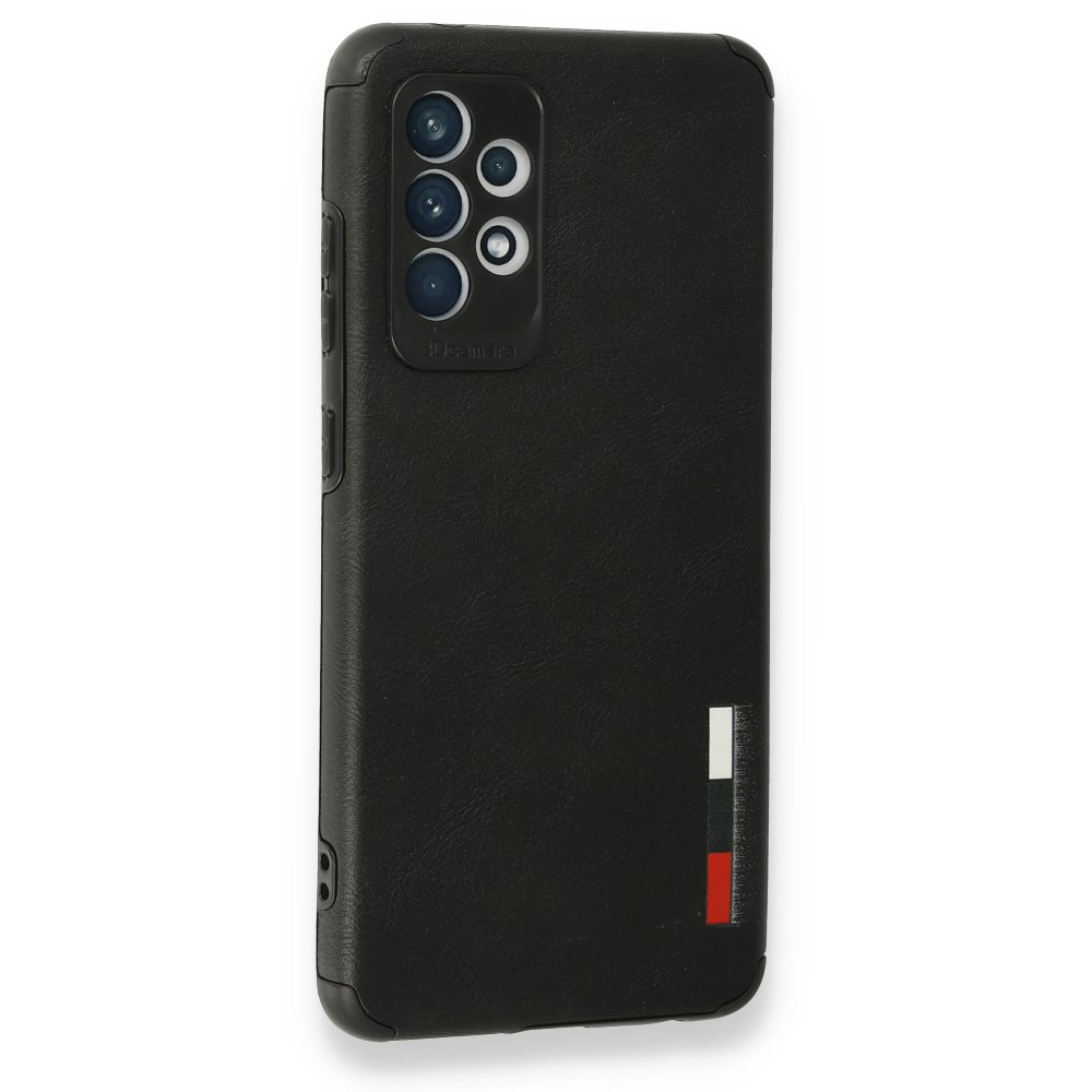 Samsung Galaxy A72 Kılıf Loop Deri Silikon - Siyah