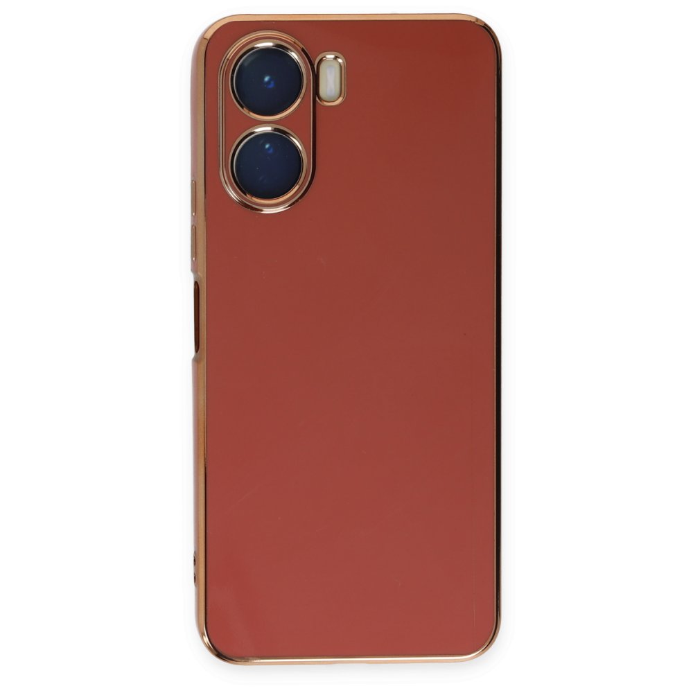 Vivo Y16 Kılıf Volet Silikon - Kırmızı  Vivo Y16 Kılıf Volet Silikon - Kırmızı