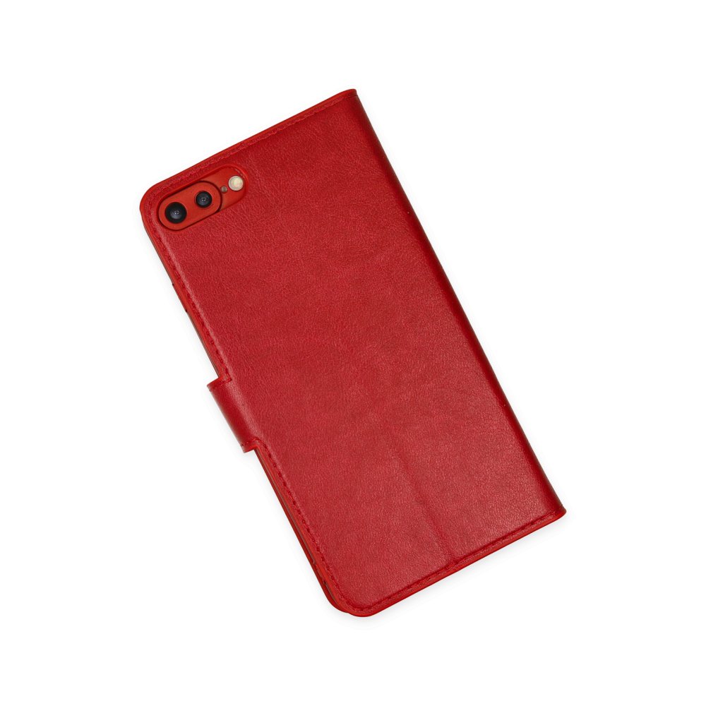 iPhone 8 Plus Kılıf Trend S Plus Kapaklı Kılıf - Kırmızı iPhone 8 Plus Kılıf Trend S Plus Kapaklı Kılıf - Kırmızı