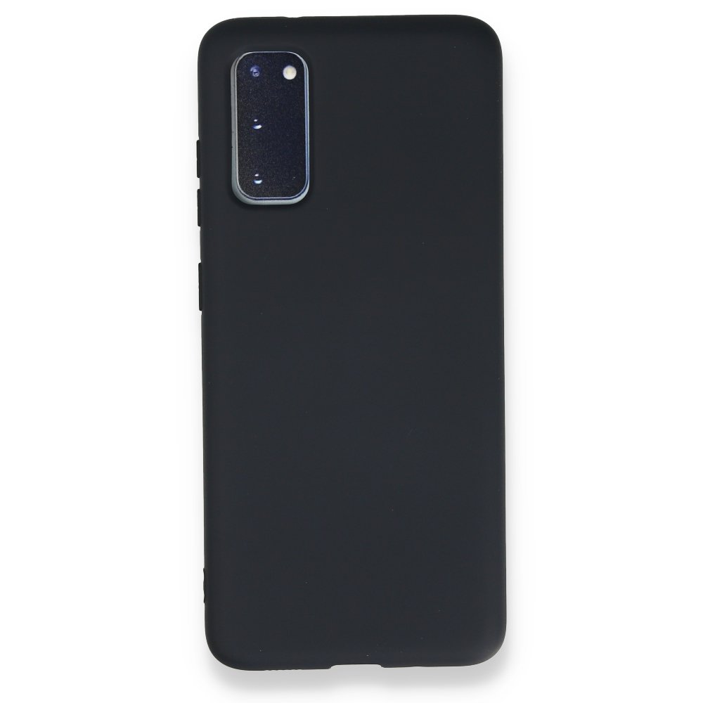  Samsung Galaxy S20 Kılıf Nano içi Kadife Silikon - Lacivert