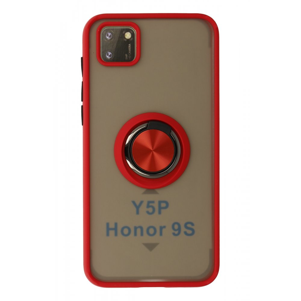 Huawei Y5P Kılıf Montreal Yüzüklü Silikon Kapak - Kırmızı  Huawei Y5P Kılıf Montreal Yüzüklü Silikon Kapak - Kırmızı