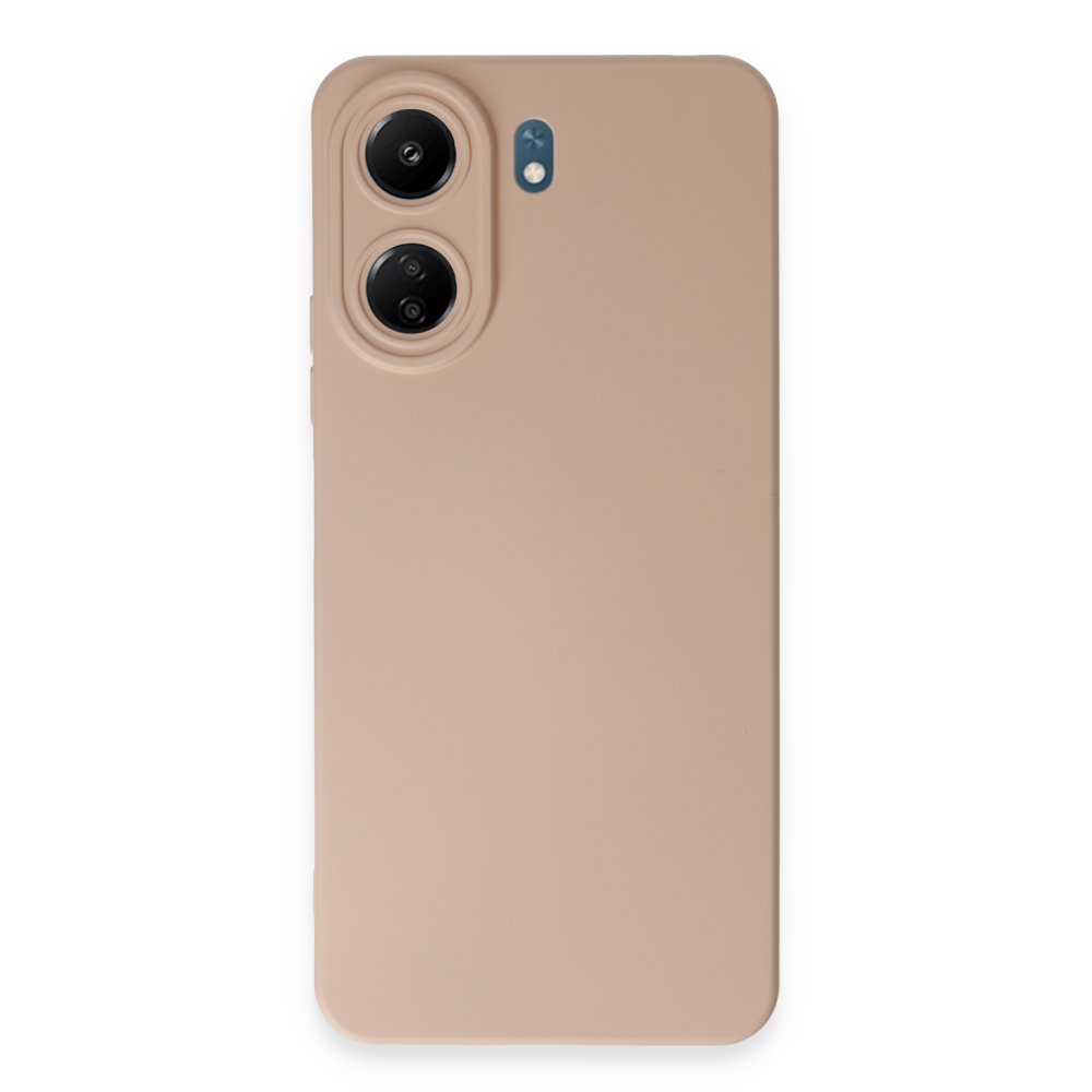 Redmi 13C Kılıf Nano içi Kadife Silikon - Pudra Redmi 13C Kılıf Nano içi Kadife Silikon - Pudra