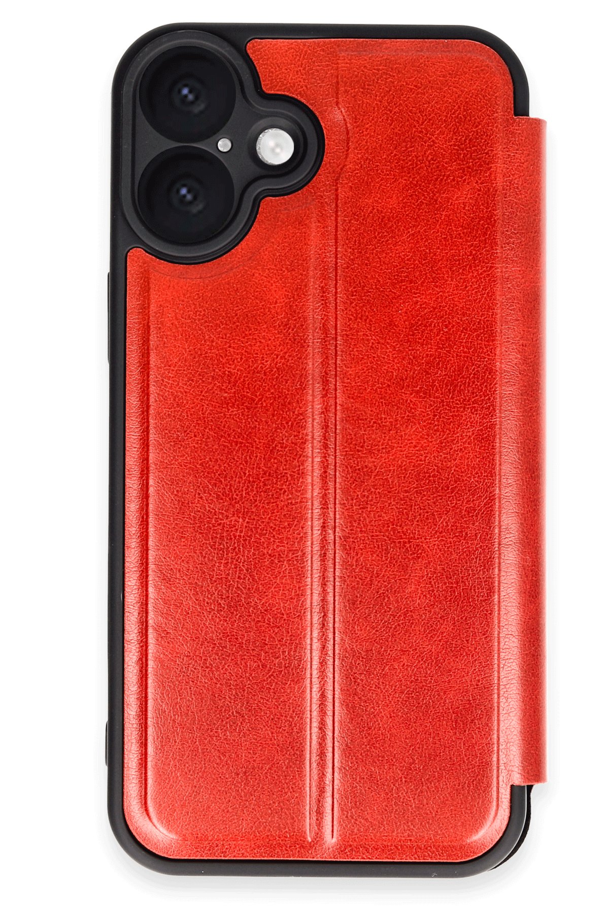  iPhone 16 Kılıf Flip Cover - Kırmızı