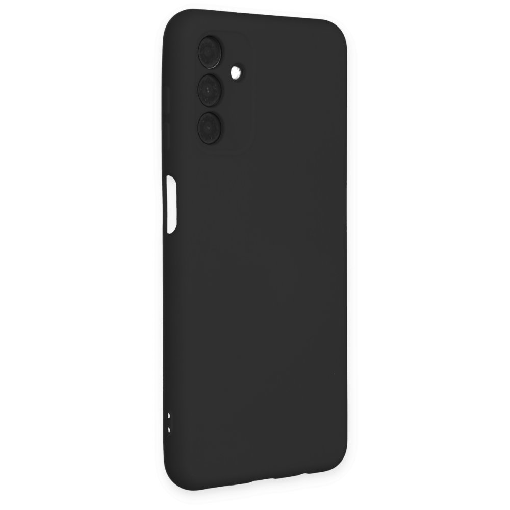  Samsung Galaxy A04S Kılıf Nano içi Kadife Silikon - Siyah