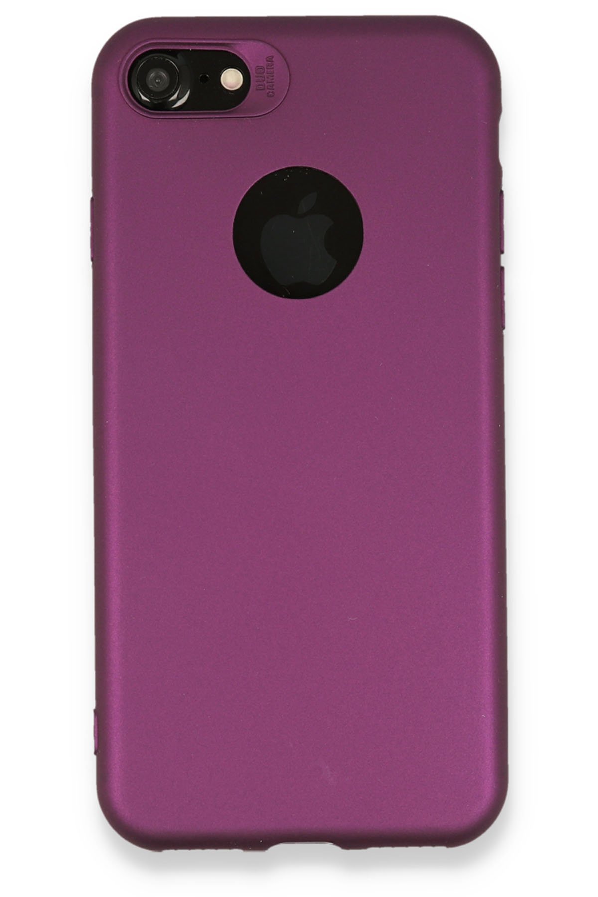 iPhone SE 2020 Kılıf First Silikon - Mürdüm iPhone SE 2020 Kılıf First Silikon - Mürdüm
