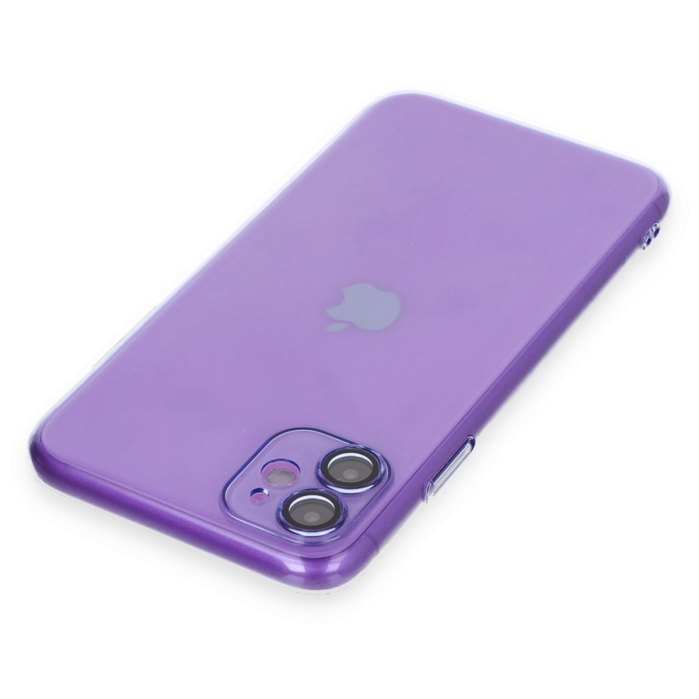 iPhone 11 Kılıf Armada Lensli Kapak - Lila