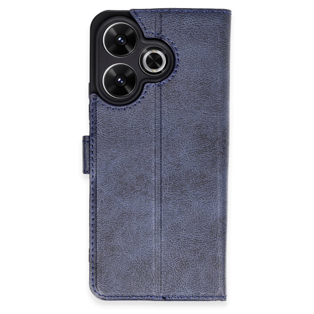 Redmi 13 4G Kılıf Trend S Plus Kapaklı Kılıf - Lacivert Redmi 13 4G Kılıf Trend S Plus Kapaklı Kılıf - Lacivert