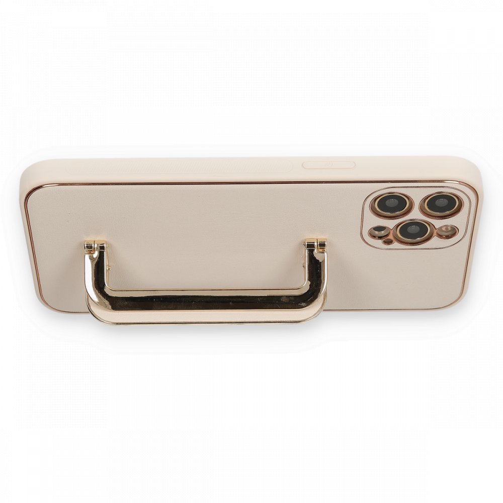  iPhone 12 Pro Kılıf Coco Elit Kapak - Gold
