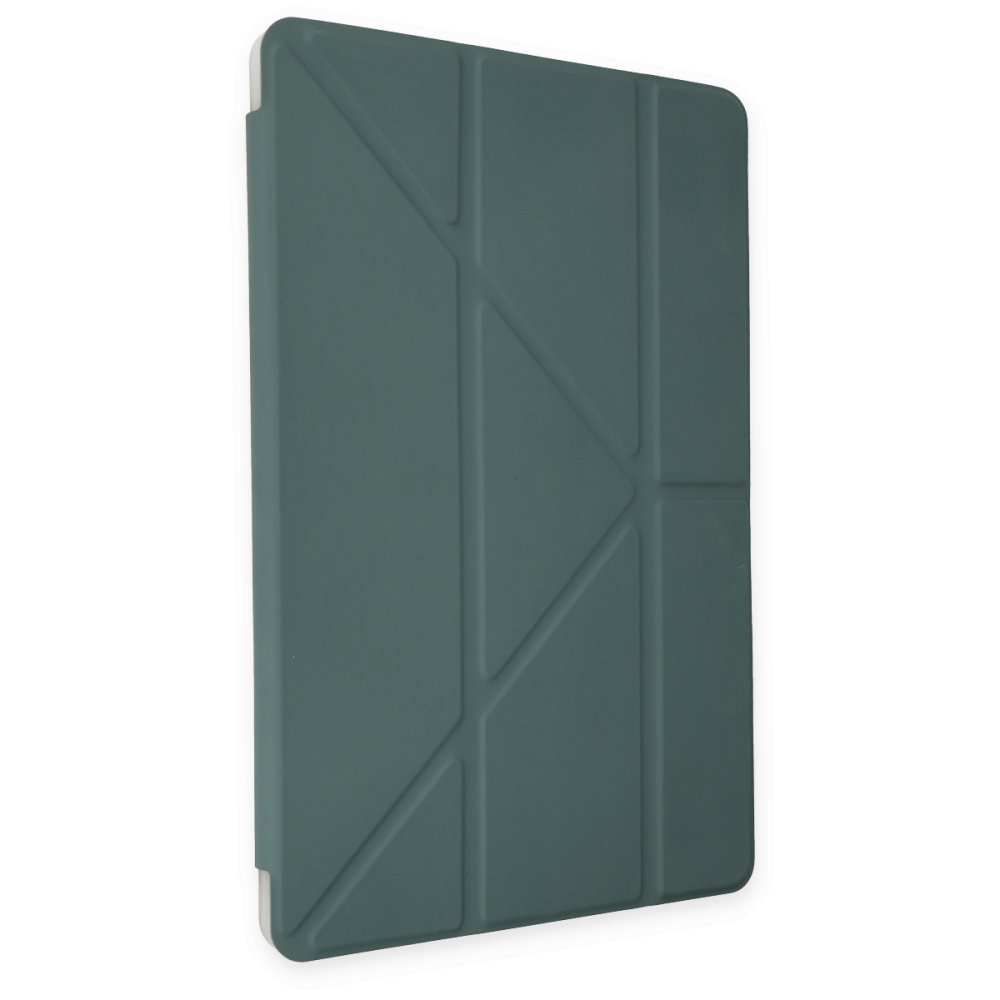  iPad Pro 11 (2018) Kılıf Kalemlikli Mars Tablet Kılıfı - Koyu Yeşil
