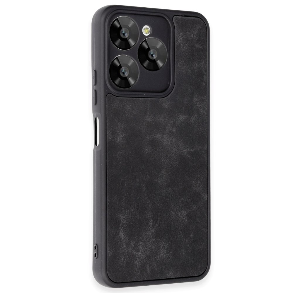  General Mobile Era 50 Kılıf Aras Deri Kapak - Siyah