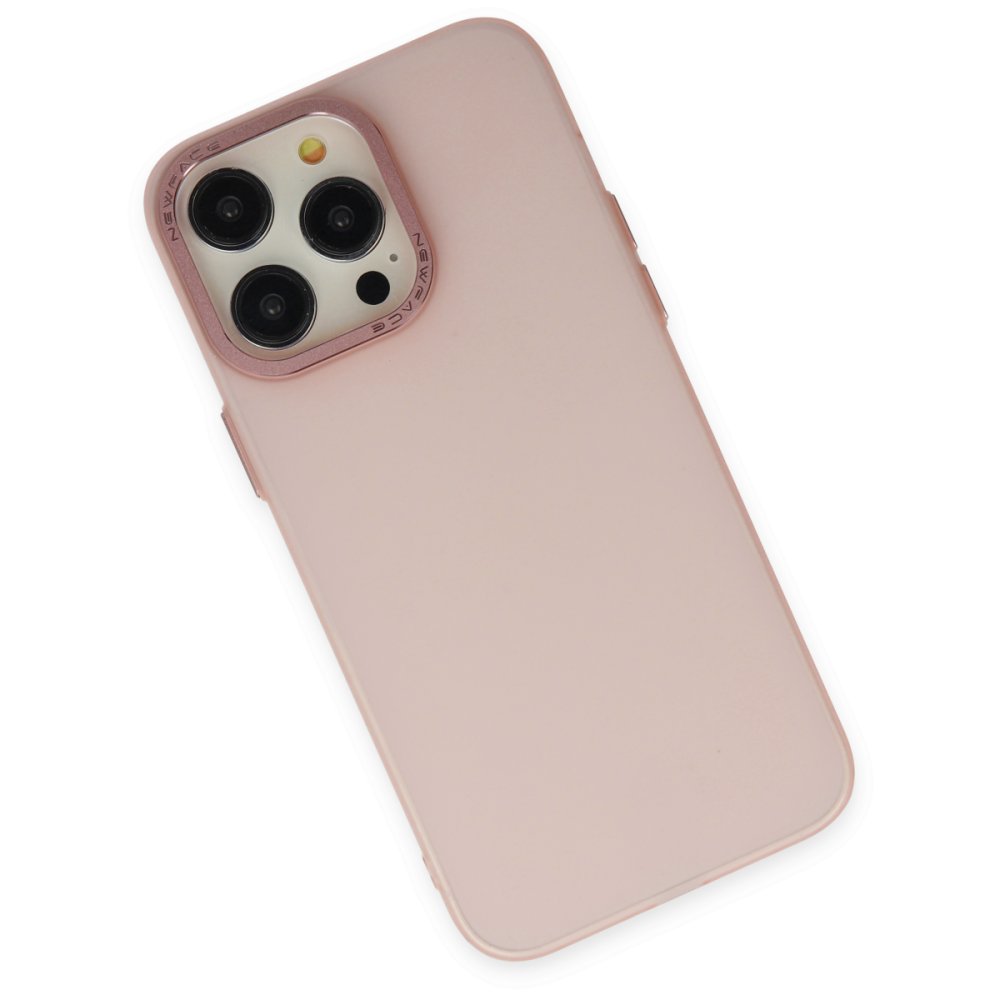 iPhone 14 Pro Kılıf Modos Metal Kapak - Pembe  iPhone 14 Pro Kılıf Modos Metal Kapak - Pembe