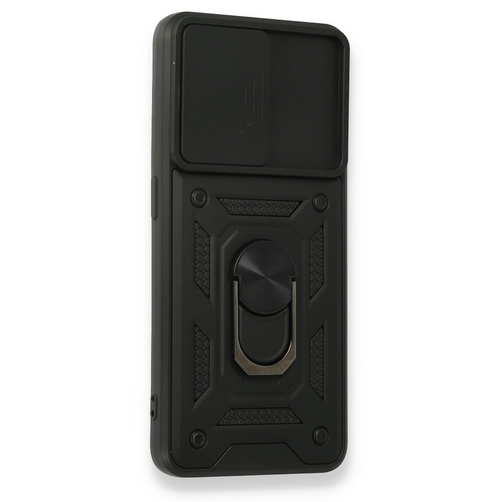 Oppo A74 4G Kılıf Pars Lens Yüzüklü Silikon - Siyah  Oppo A74 4G Kılıf Pars Lens Yüzüklü Silikon - Siyah