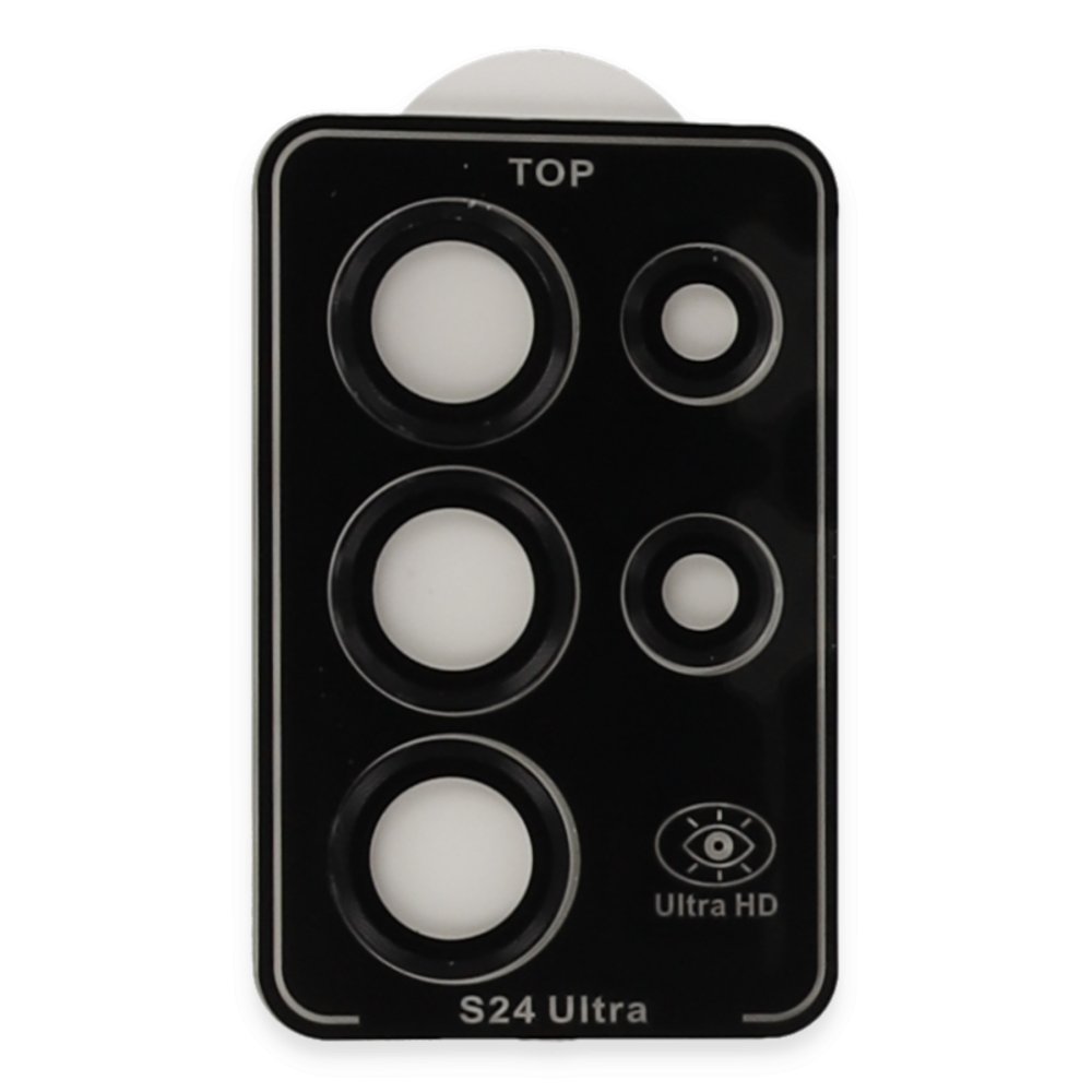 Joko Samsung Galaxy S24 Ultra PVD Metal Kamera Lens - Siyah