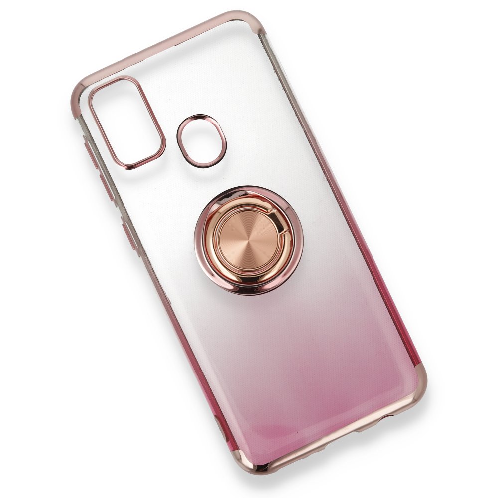  Samsung Galaxy M30S Kılıf Marvel Yüzüklü Silikon - Pembe