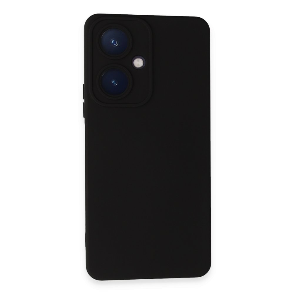  Vivo Y27 Kılıf Nano içi Kadife Silikon - Siyah