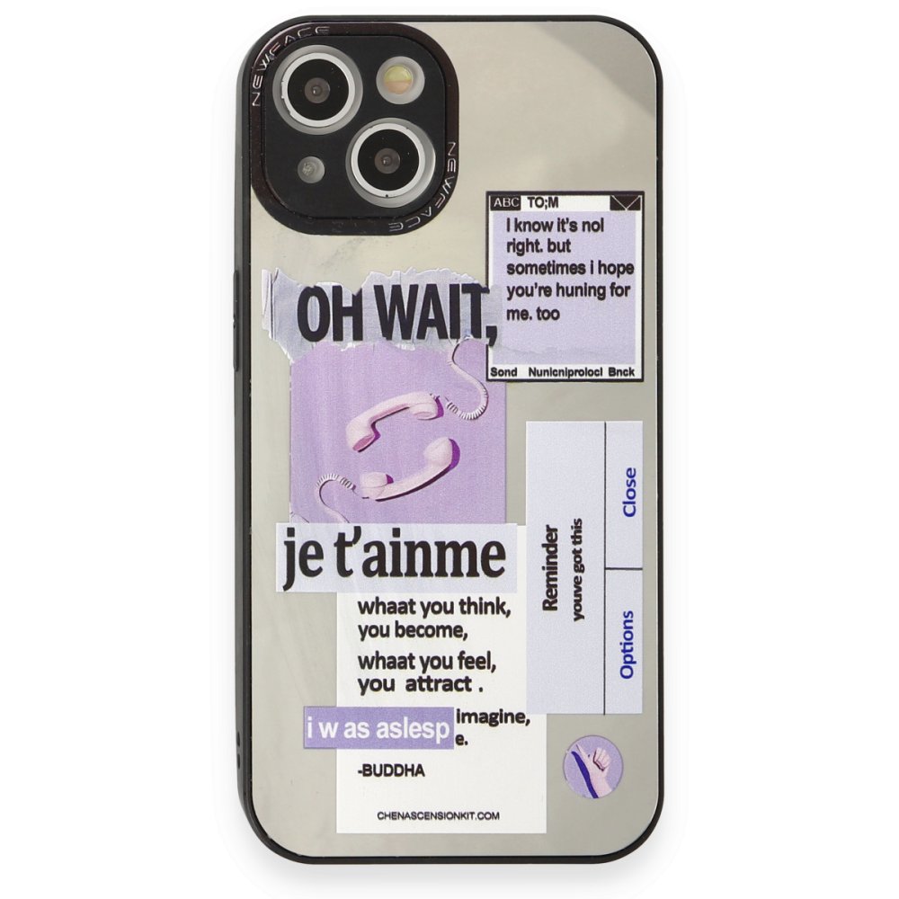  iPhone 13 Kılıf Mirror Desenli Kapak - Mirror - 4