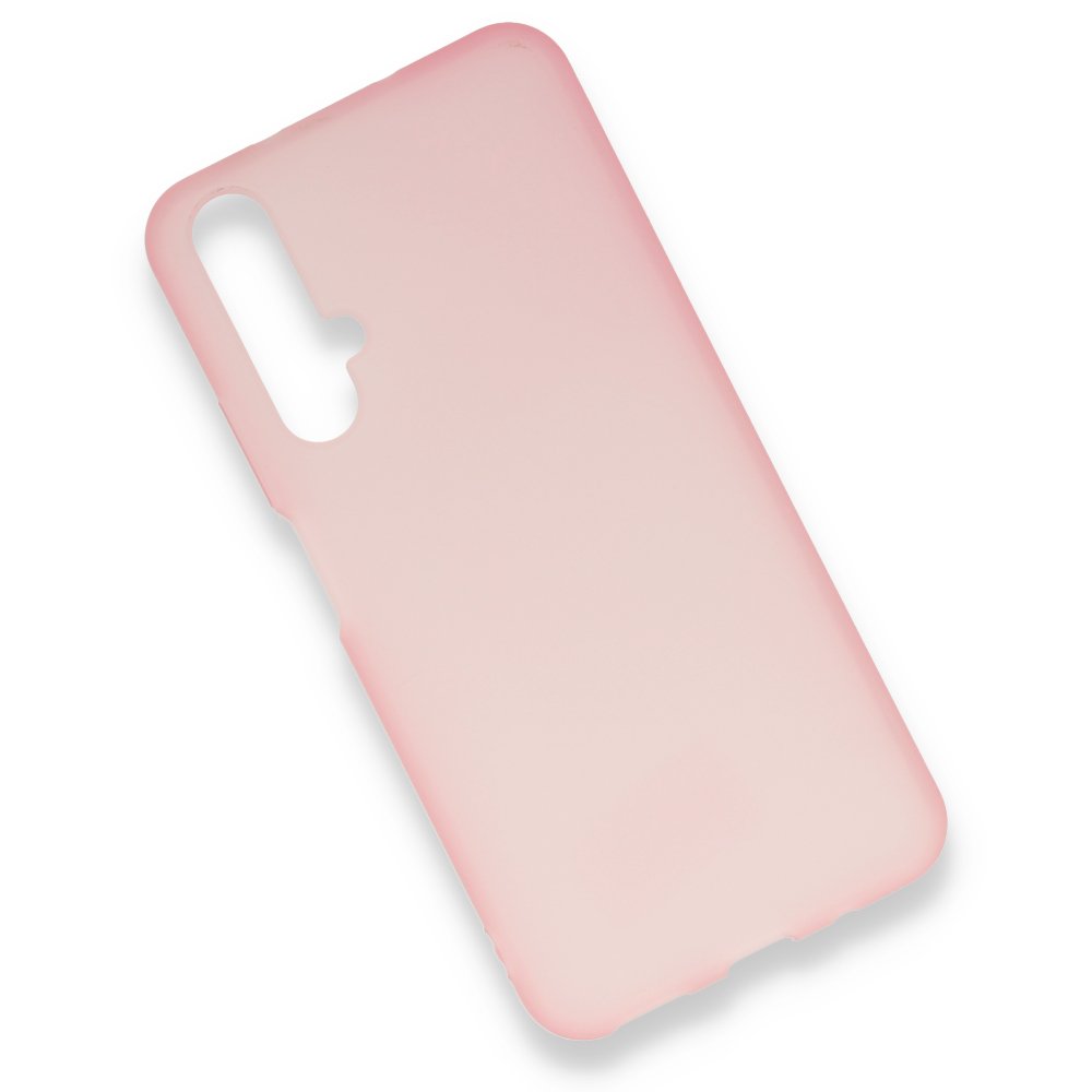  Huawei Nova 5T Kılıf Hopi Silikon - Pembe