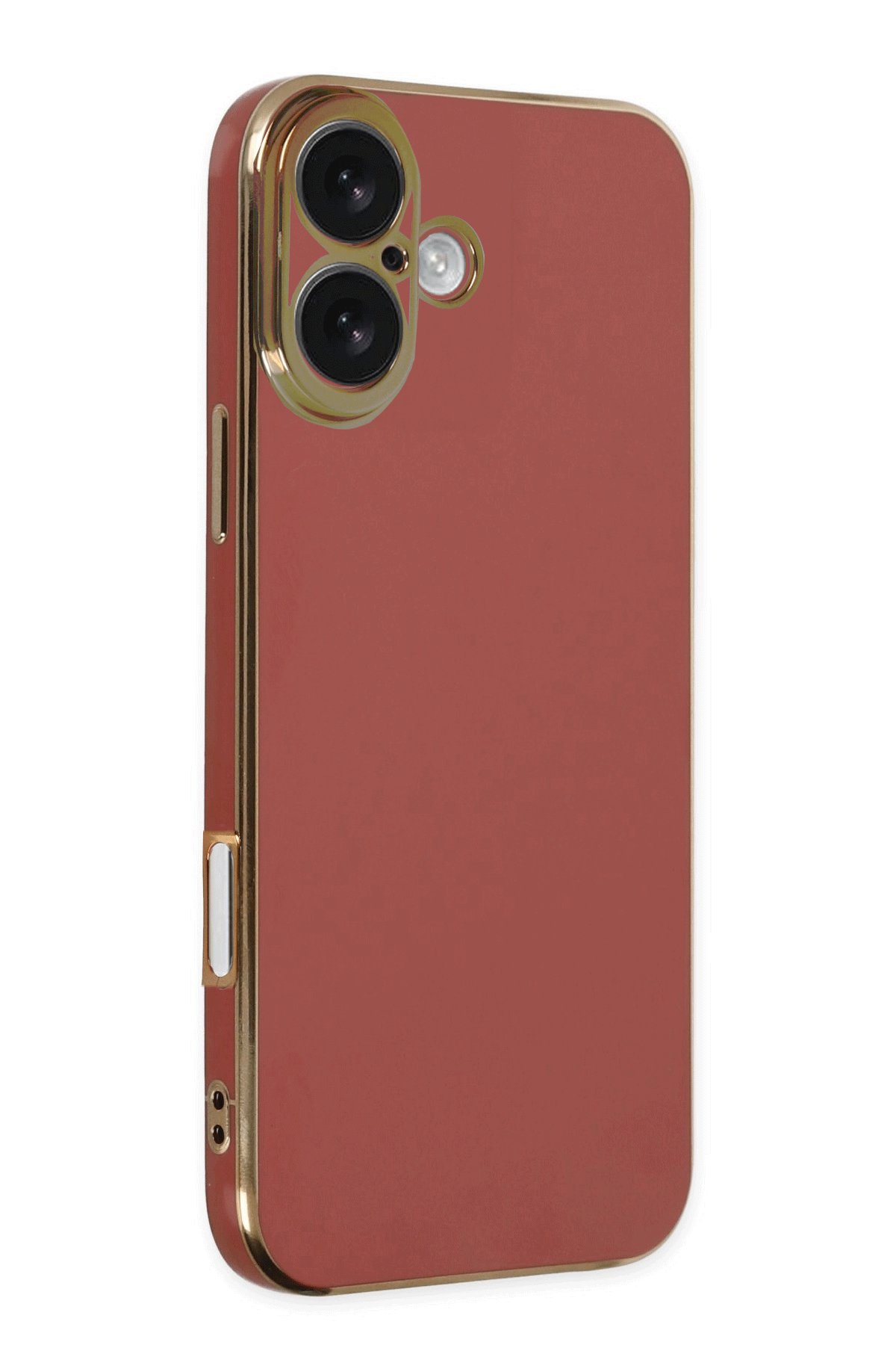 iPhone 16 Kılıf Volet Silikon - Kırmızı