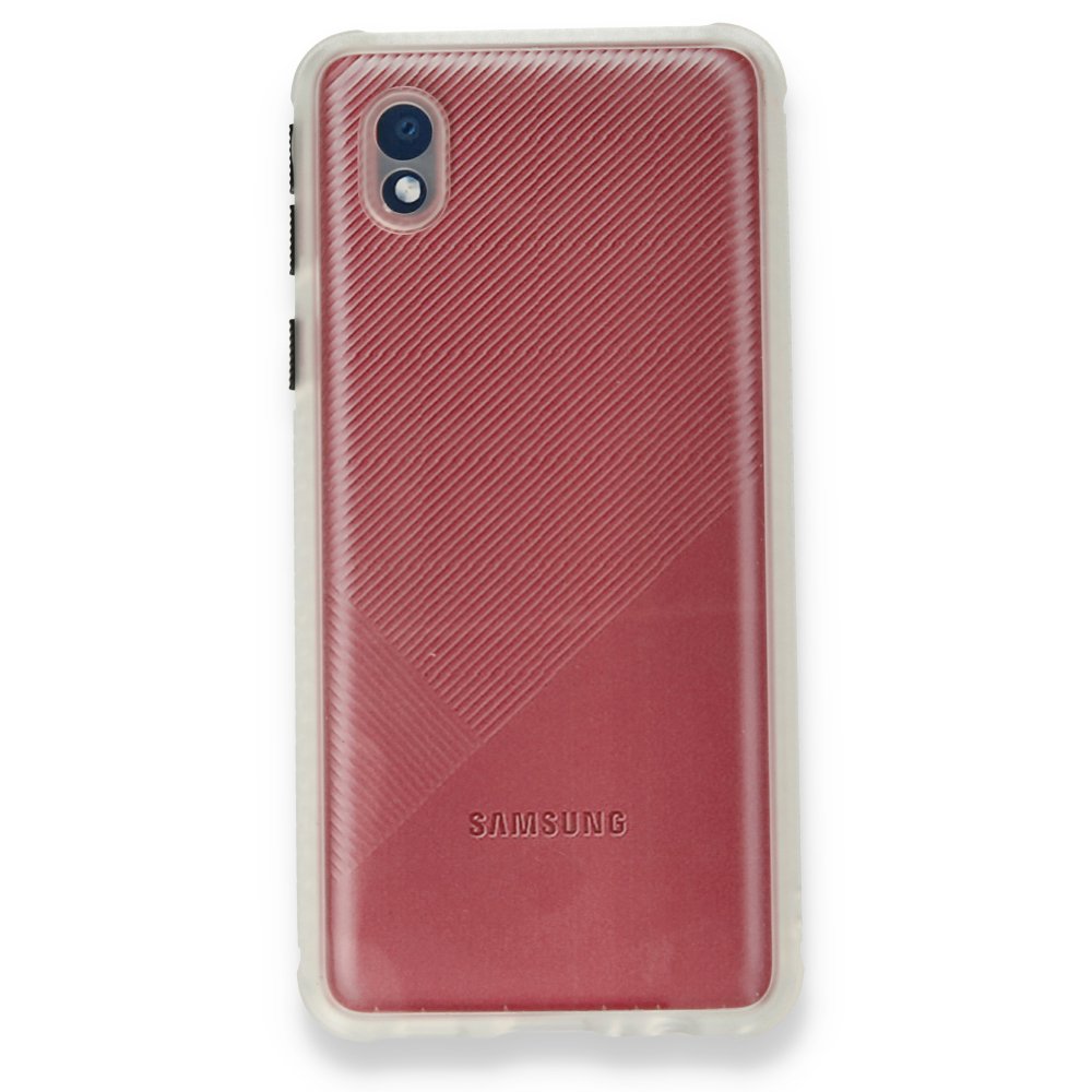 Samsung Galaxy A01 Core Kılıf Miami Şeffaf Silikon - Şeffaf Samsung Galaxy A01 Core Kılıf Miami Şeffaf Silikon - Şeffaf