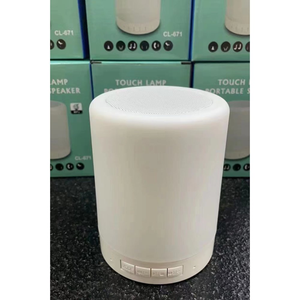  CL-671 Şarjlı Dokunmatik Gece Lambalı Bluetooth Hoparlör