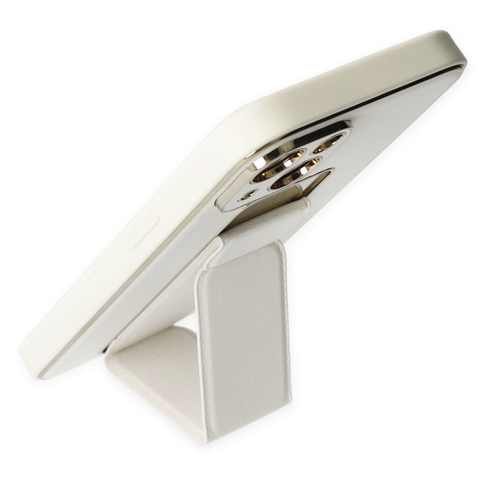  iPhone 13 Kılıf Coco Deri Standlı Kapak - Beyaz