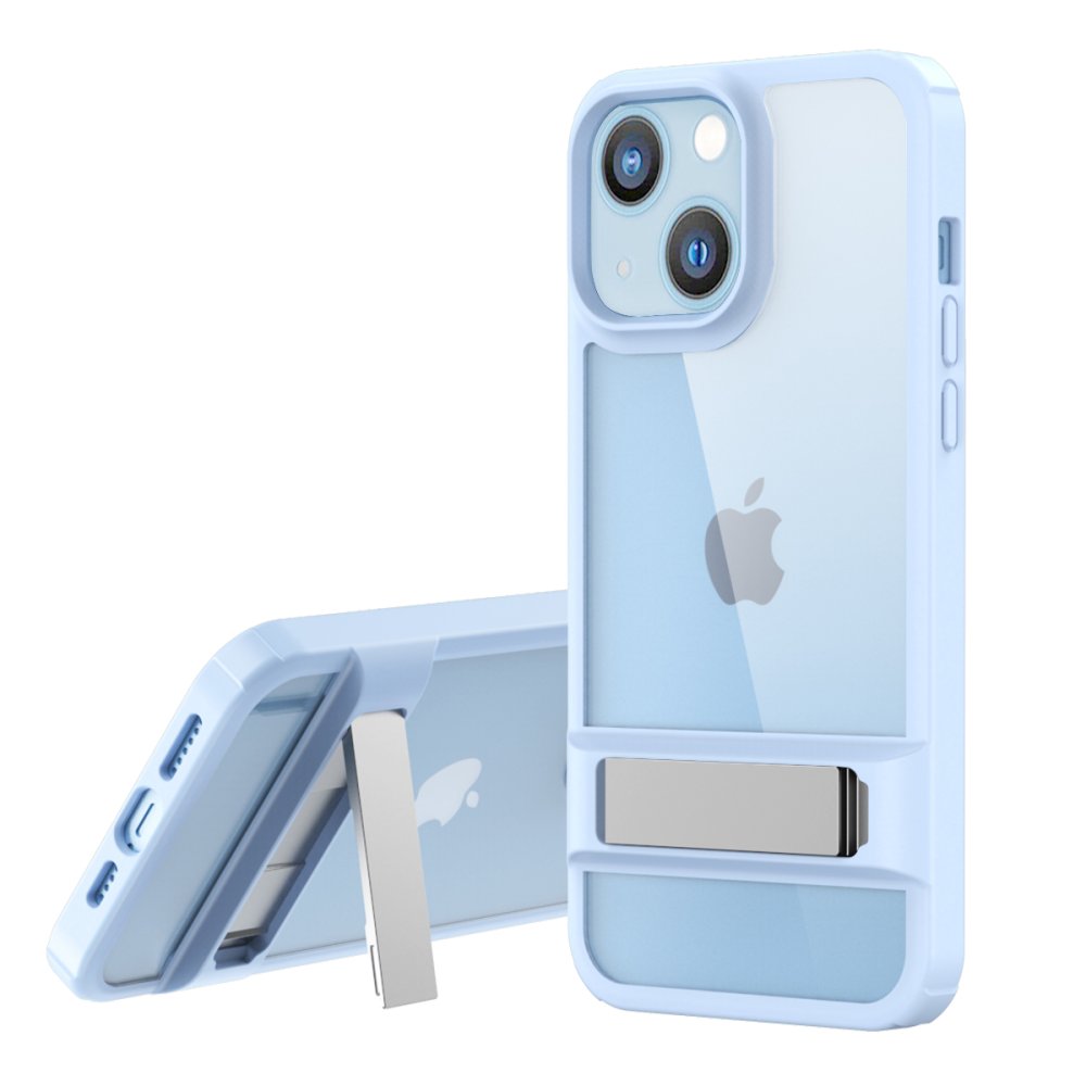  iPhone 13 Kılıf Rolet Stand Kapak - Sierra Blue