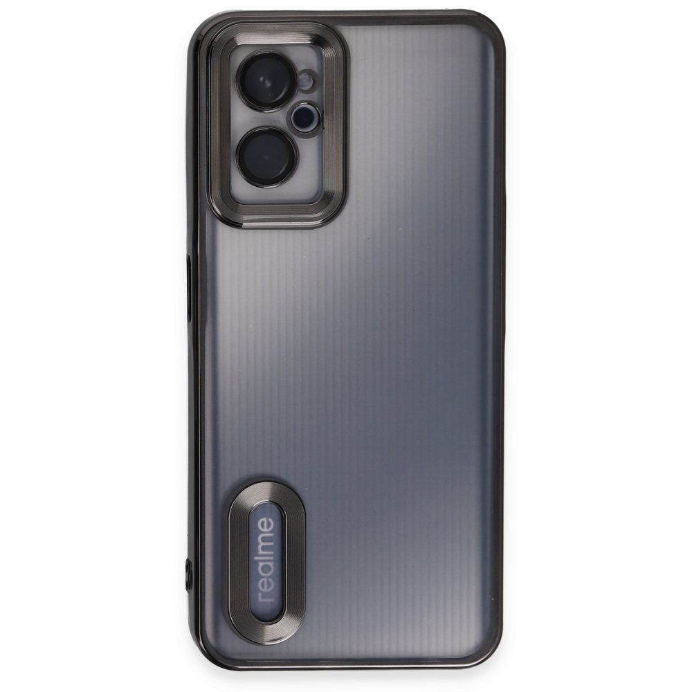 Realme 9i 4G Kılıf Slot Silikon - Siyah