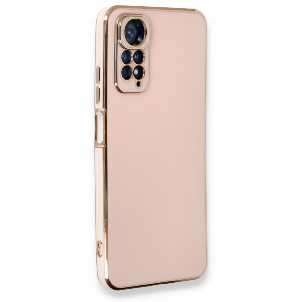 Redmi Note 11S Kılıf Volet Silikon - Pembe Redmi Note 11S Kılıf Volet Silikon - Pembe