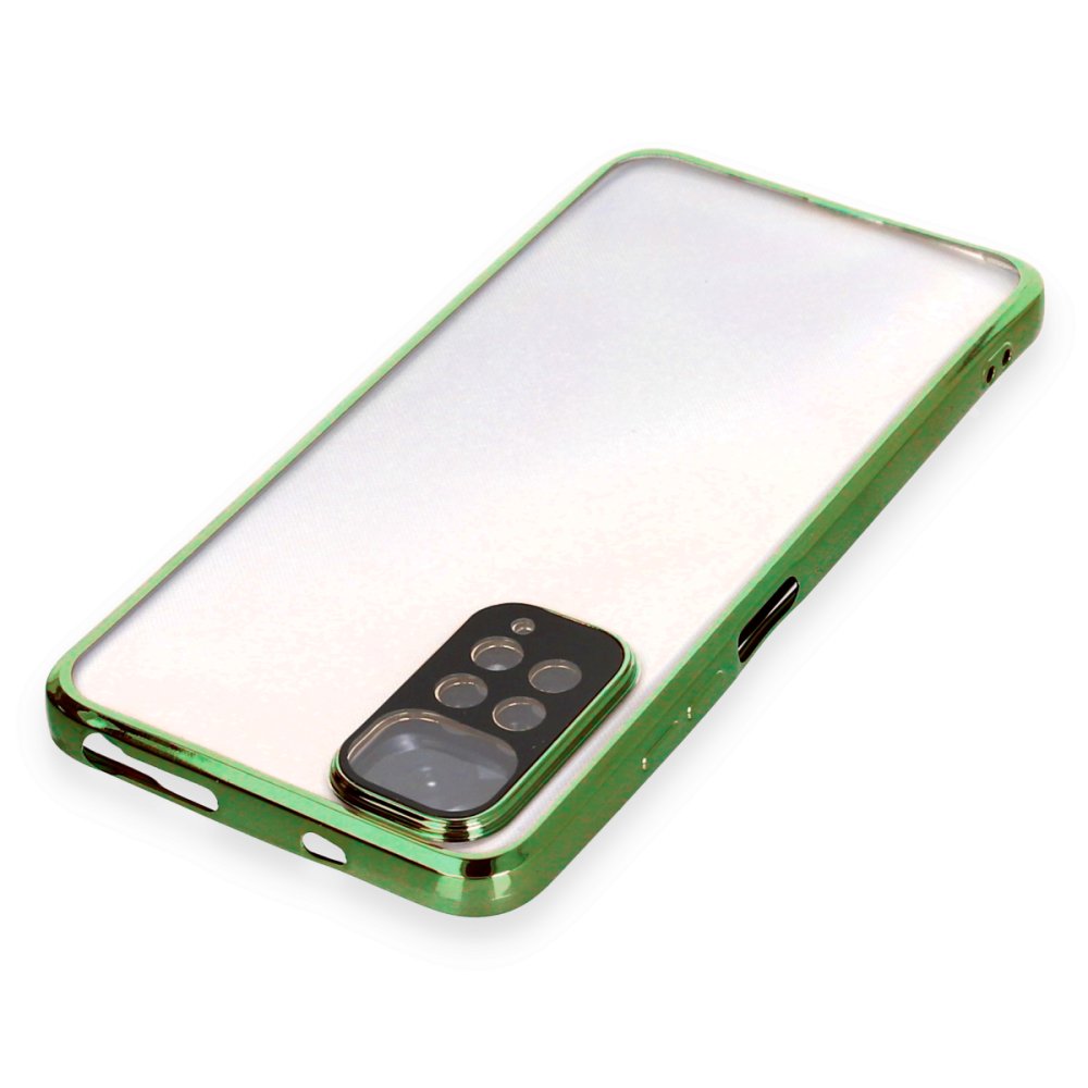 Redmi Note 11S Kılıf Razer Lensli Silikon - Yeşil
