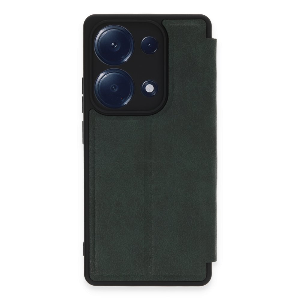 Redmi Note 13 Pro 4G Kılıf Flip Cover - Koyu Yeşil