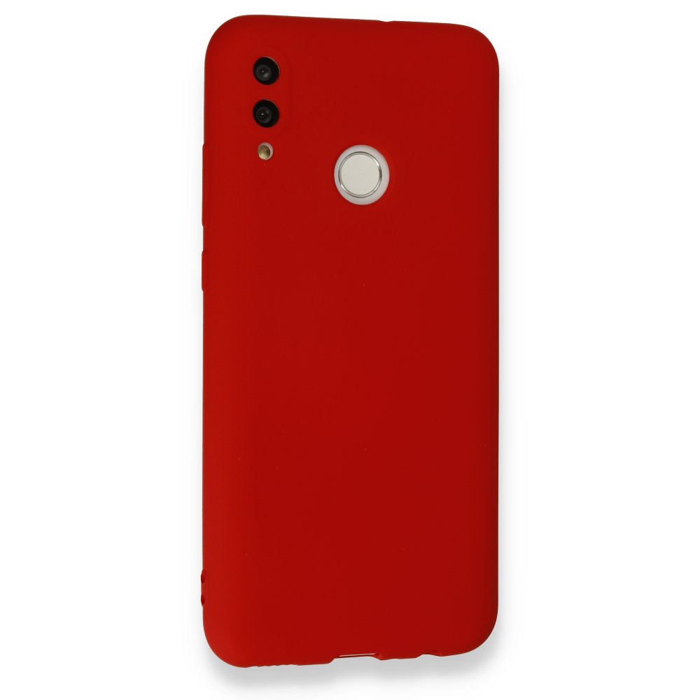 Huawei P Smart 2019 Kılıf Nano içi Kadife Silikon - Kırmızı  Huawei P Smart 2019 Kılıf Nano içi Kadife Silikon - Kırmızı
