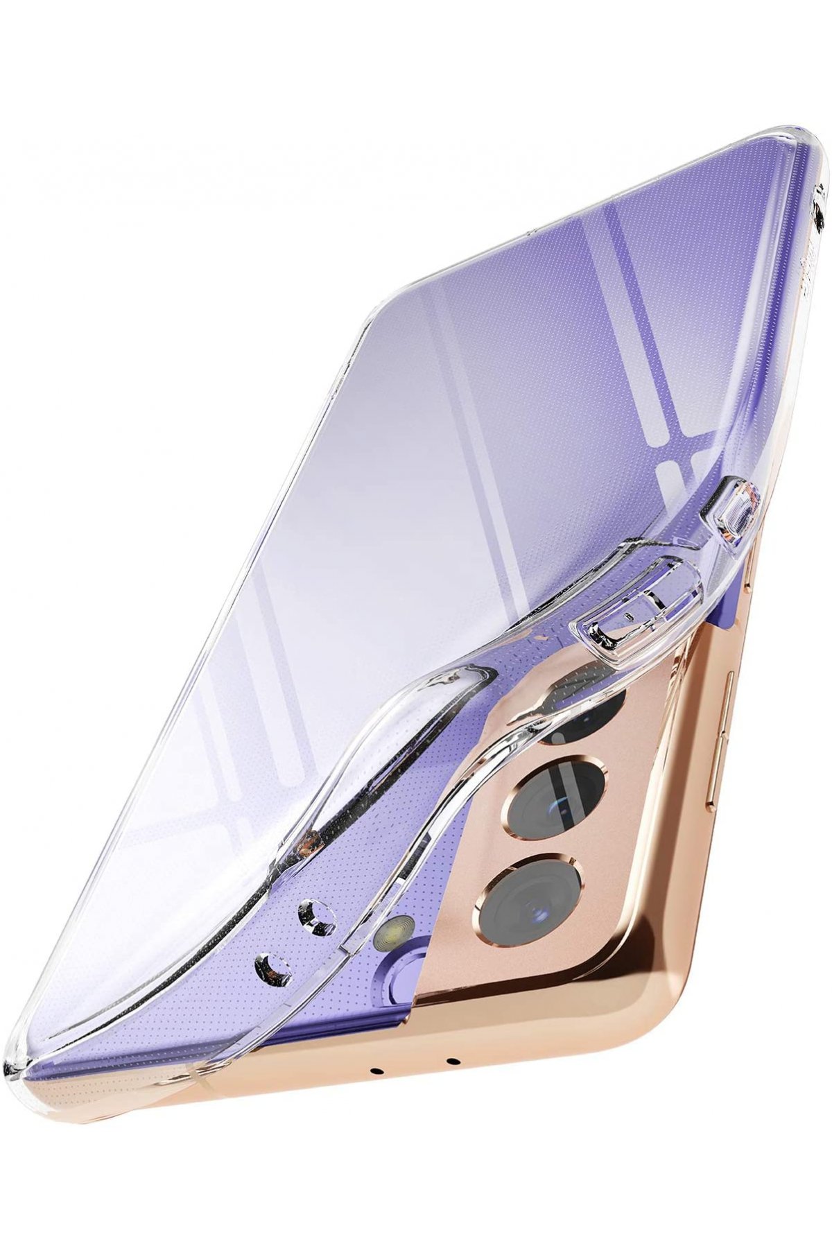  Samsung Galaxy S21 Plus Kılıf Lüx Şeffaf Silikon