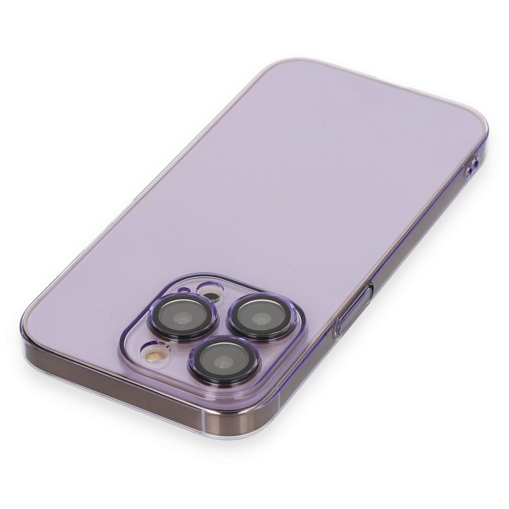 iPhone 14 Pro Kılıf Armada Lensli Kapak - Lila  iPhone 14 Pro Kılıf Armada Lensli Kapak - Lila