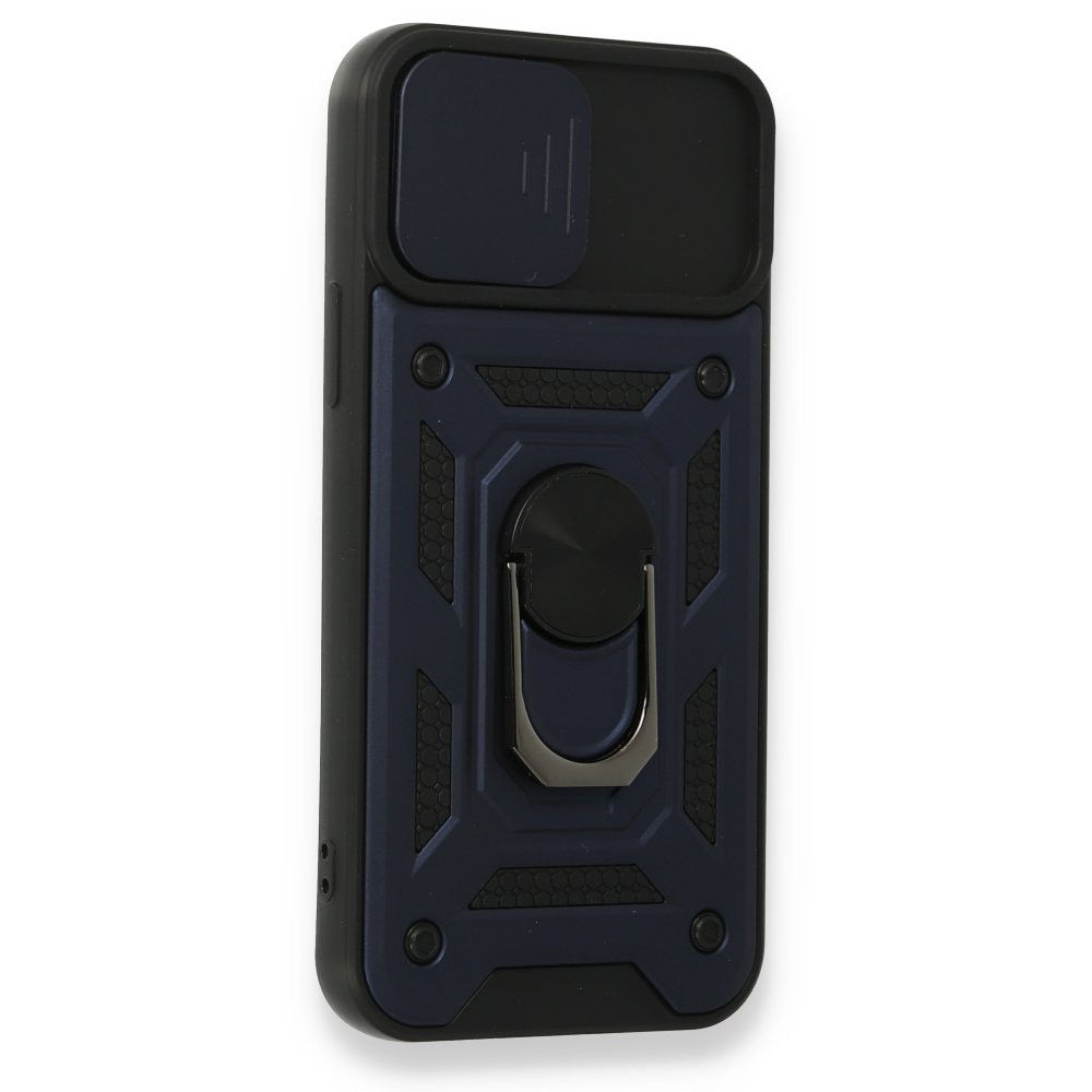 iPhone 12 Pro Kılıf Pars Lens Yüzüklü Silikon - Lacivert iPhone 12 Pro Kılıf Pars Lens Yüzüklü Silikon - Lacivert