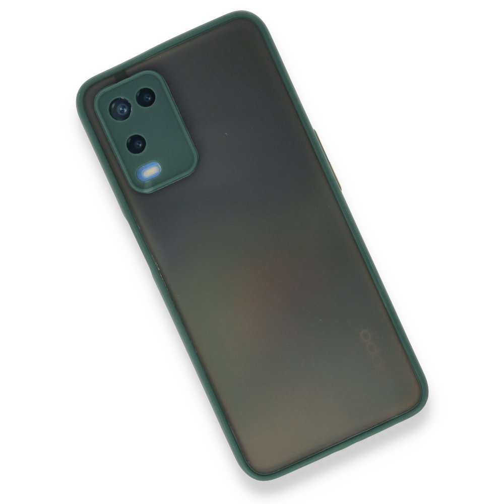 Oppo A54 4G Kılıf Montreal Silikon Kapak - Yeşil Oppo A54 4G Kılıf Montreal Silikon Kapak - Yeşil