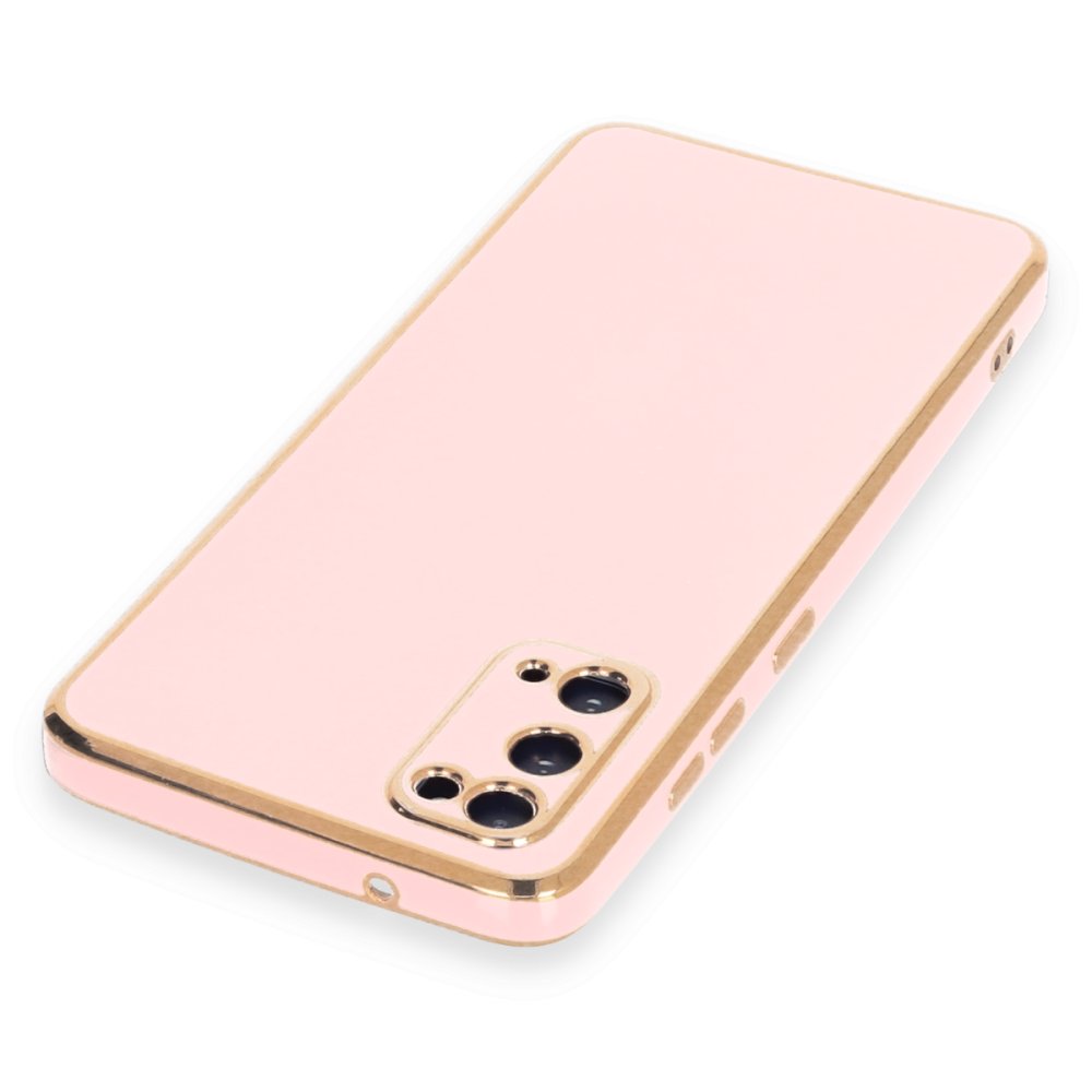  Samsung Galaxy S20 Kılıf Volet Silikon - Pembe