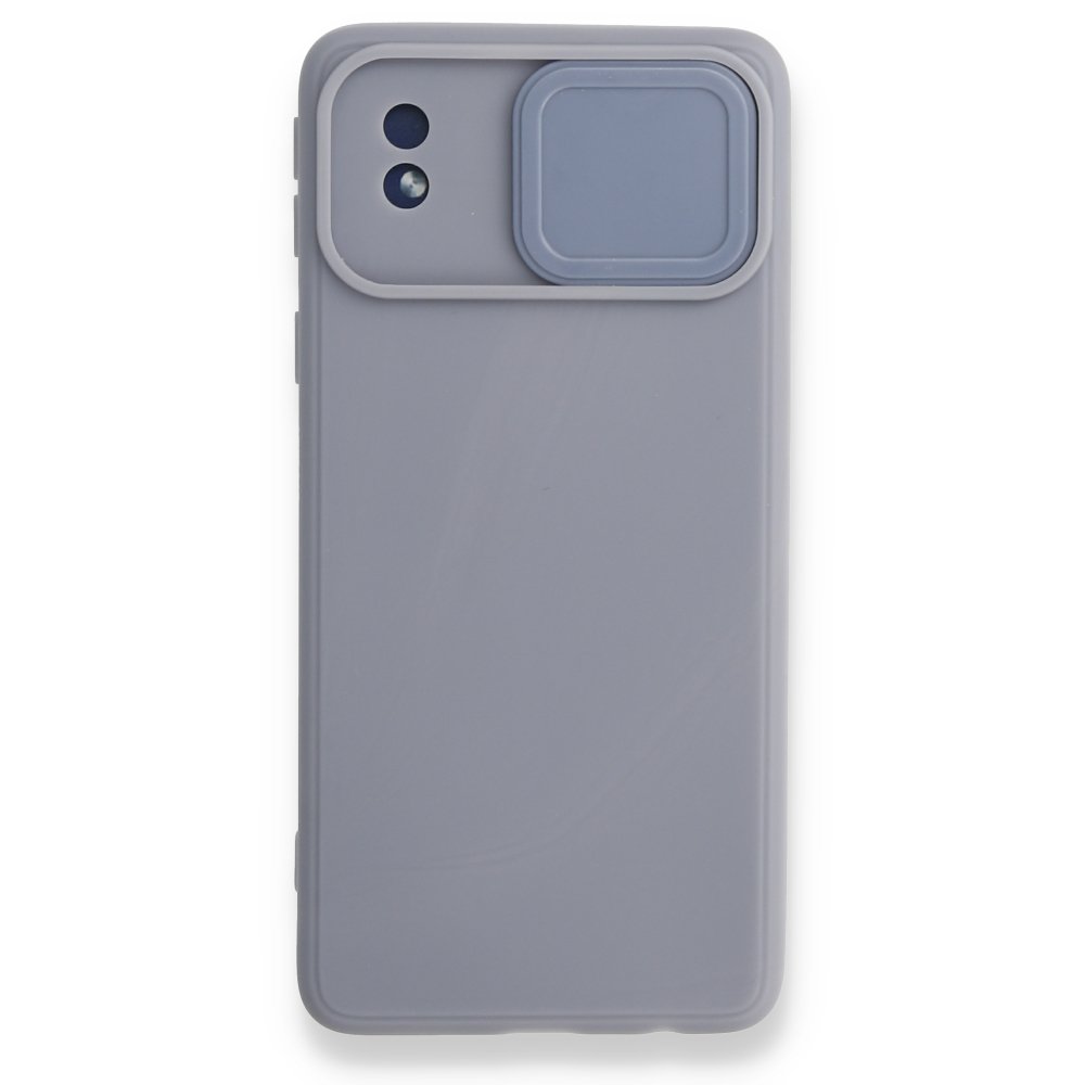  Samsung Galaxy A01 Core Kılıf Color Lens Silikon - Gri