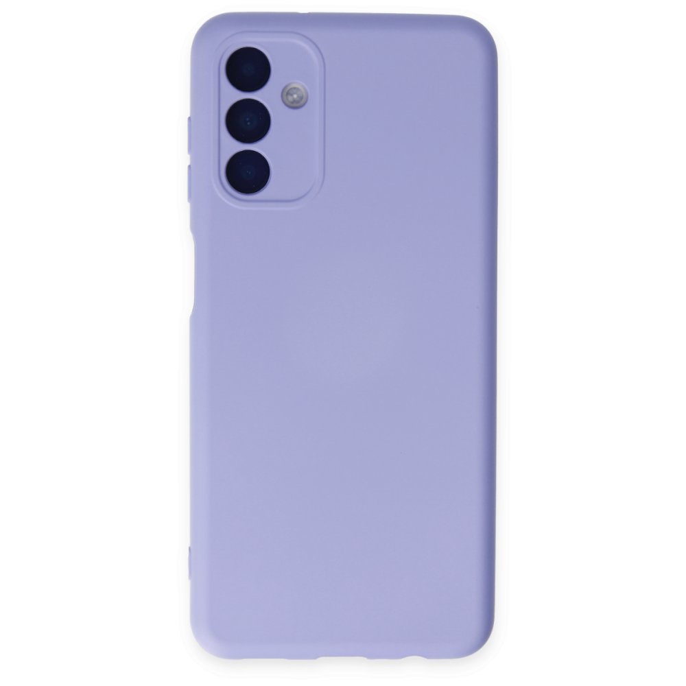  Samsung Galaxy A04S Kılıf Nano içi Kadife Silikon - Lila