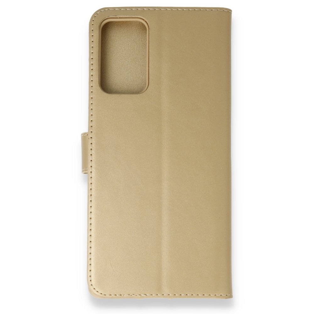  Samsung Galaxy Note 20 Kılıf Trend S Plus Kapaklı Kılıf - Gold