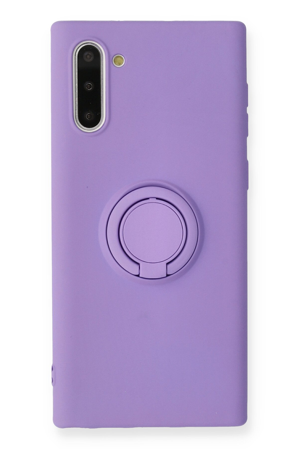  Samsung Galaxy Note 10 Kılıf Viktor Yüzüklü Silikon - Mor