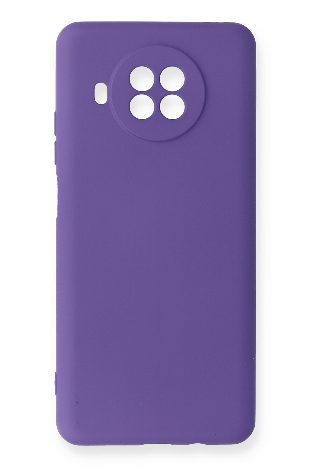 Redmi Note 9 Pro 5G Kılıf Nano içi Kadife Silikon - Mor Redmi Note 9 Pro 5G Kılıf Nano içi Kadife Silikon - Mor