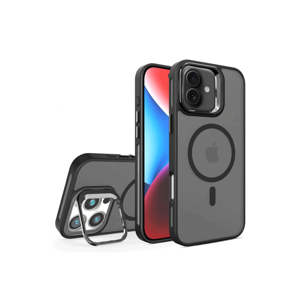 Joko iPhone 16 Flet Lens Magsafe Kapak - Siyah Joko iPhone 16 Flet Lens Magsafe Kapak - Siyah