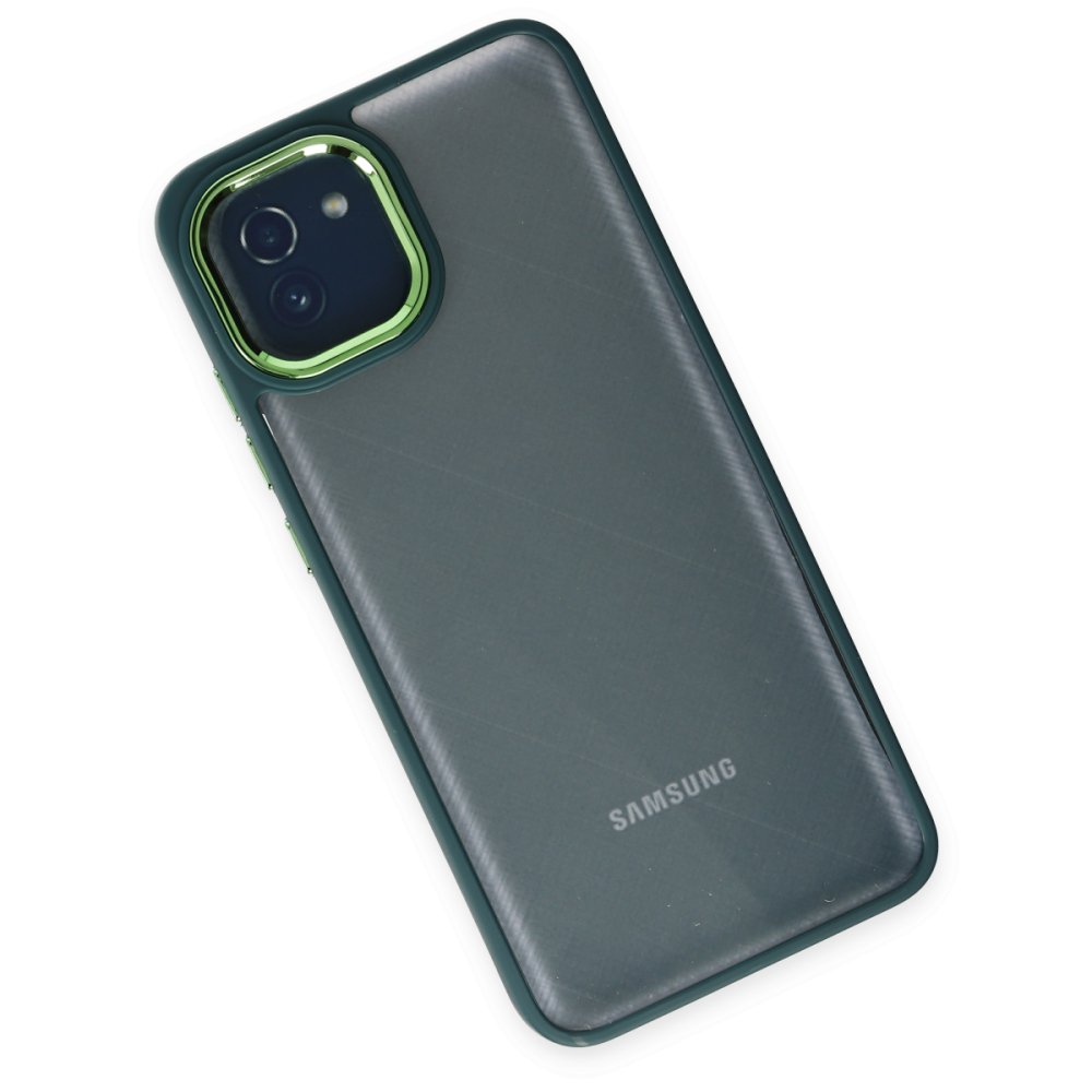  Samsung Galaxy A03 Kılıf Dora Kapak - Haki Yeşil