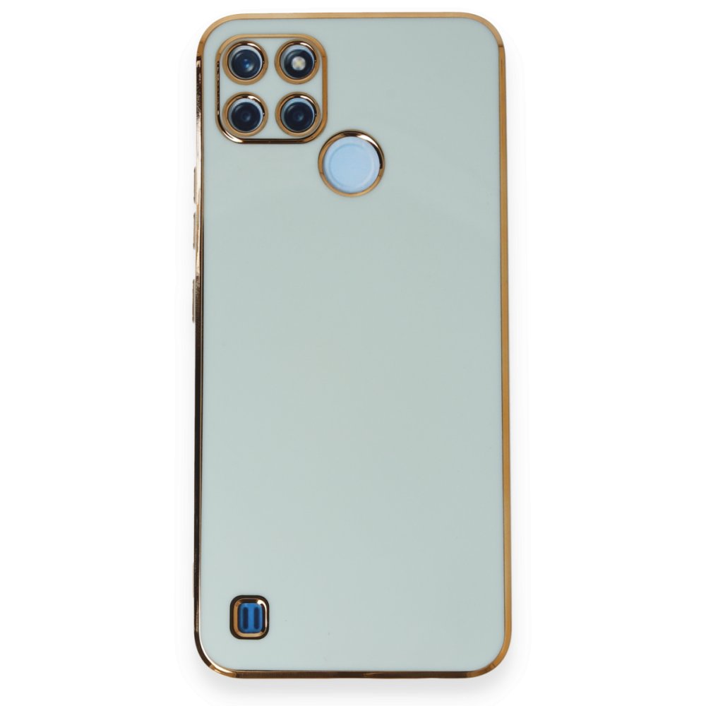 Realme C25Y Kılıf Volet Silikon - Açık Yeşil Realme C25Y Kılıf Volet Silikon - Açık Yeşil
