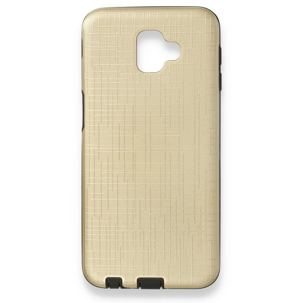  Samsung Galaxy J6 Plus Kılıf YouYou Silikon Kapak - Gold