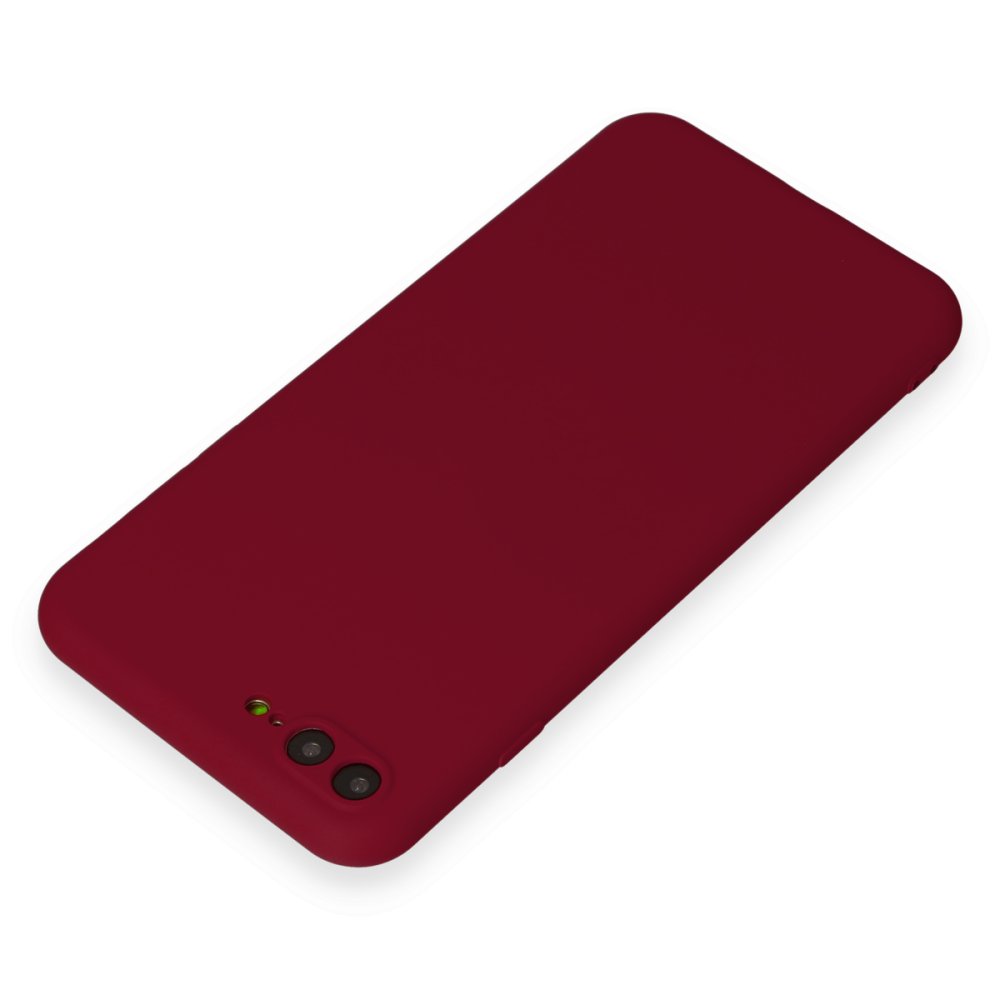  iPhone 8 Plus Kılıf First Silikon - Bordo