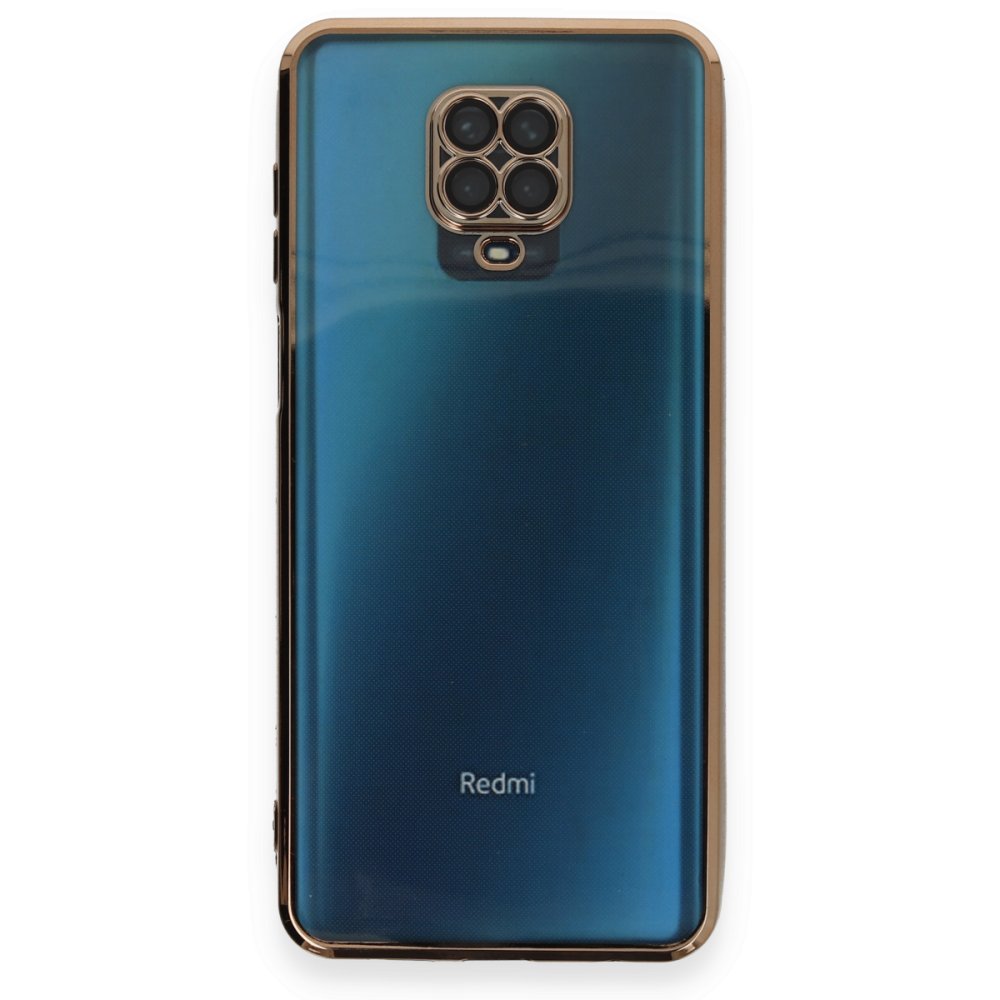 Redmi Note 9S Kılıf Razer Lensli Silikon - Gold