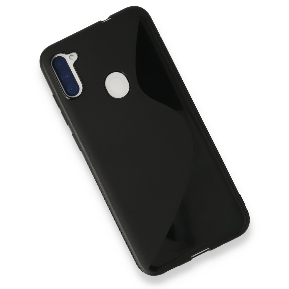  Samsung Galaxy M11 Kılıf S Silikon - Siyah