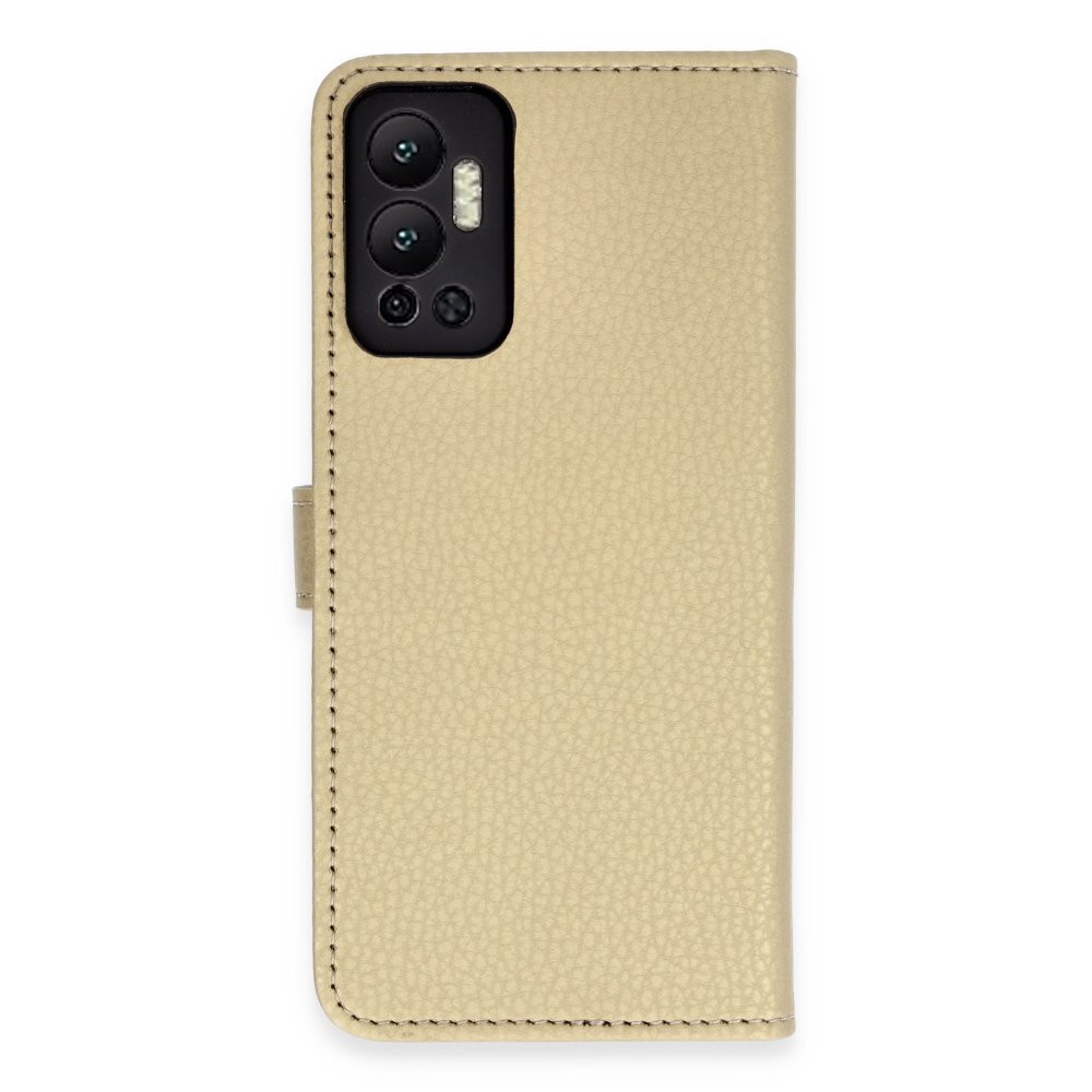 İnfinix Hot 12 Kılıf Trend S Plus Kapaklı Kılıf - Gold İnfinix Hot 12 Kılıf Trend S Plus Kapaklı Kılıf - Gold