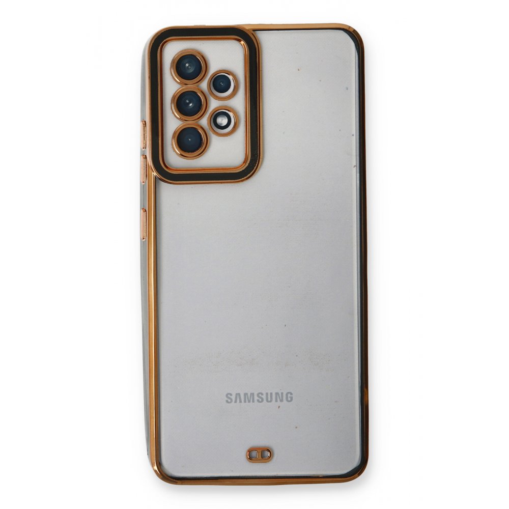  Samsung Galaxy A13 4G Kılıf Liva Lens Silikon - Siyah